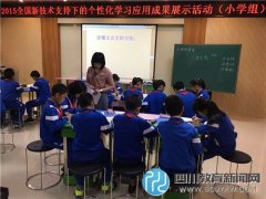 新都区繁江小学冯宇老师荣获全国新技术