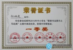 棠外学子参加“2015成都市中小学生墨香书