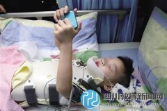 男童爬窗坠18楼奇迹生还 术后2小时要找手