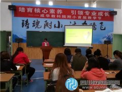 成华教科院附小开展教师经验分享交流会