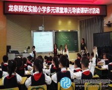 龙泉驿实验小学开展多元课堂单元导读课